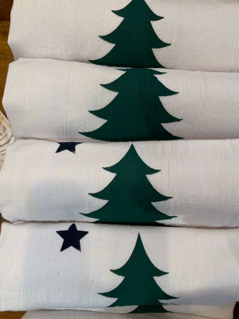 Maine State Flag Tea Towel