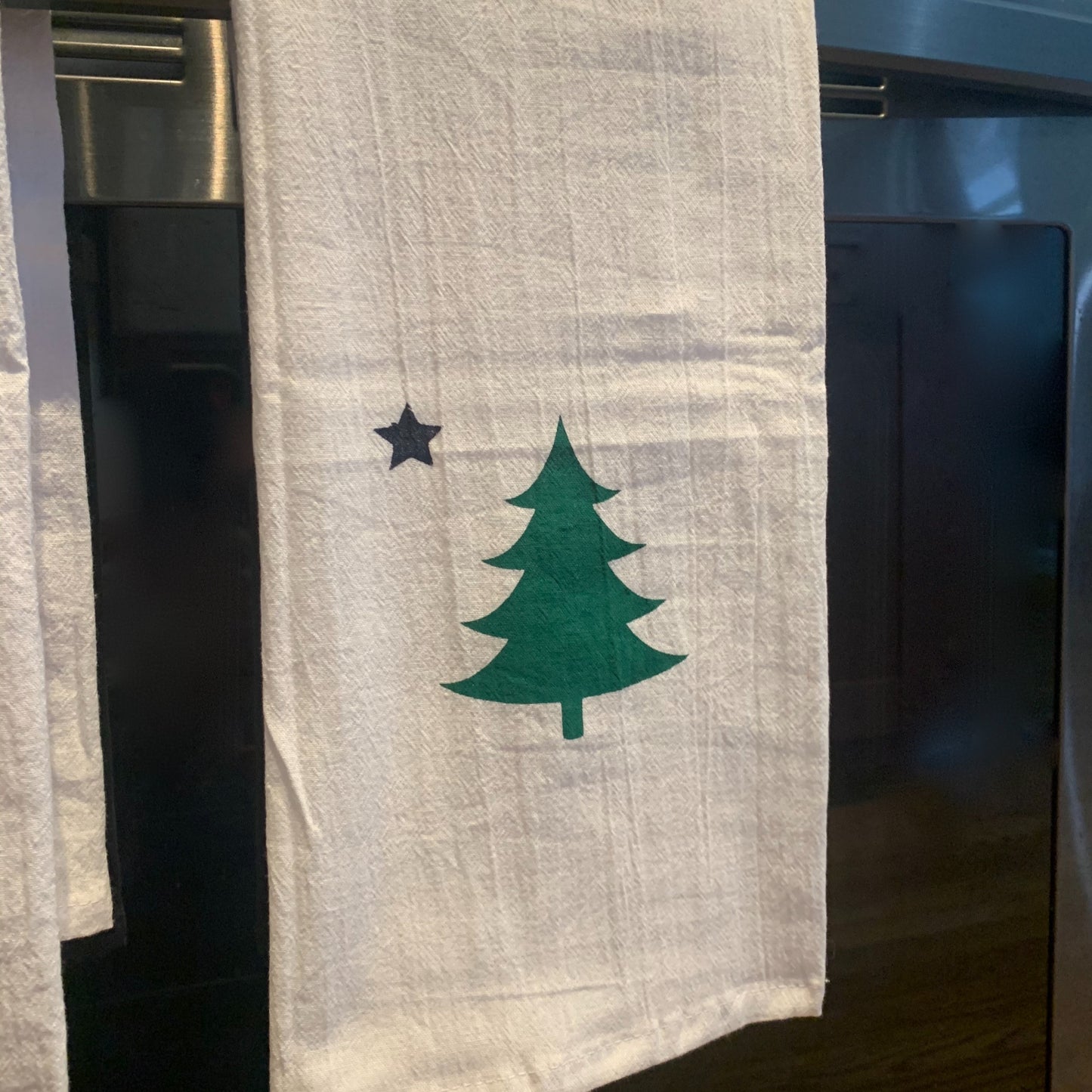 Maine State Flag Tea Towel
