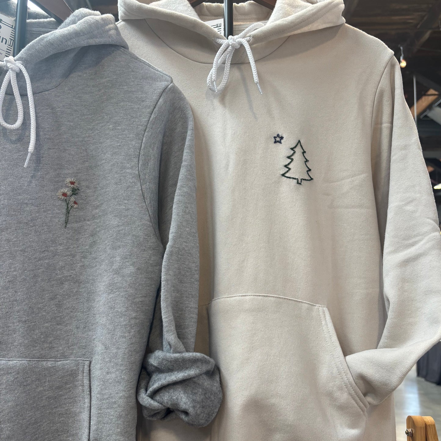 Embroidered Maine State Flag Sweatshirt